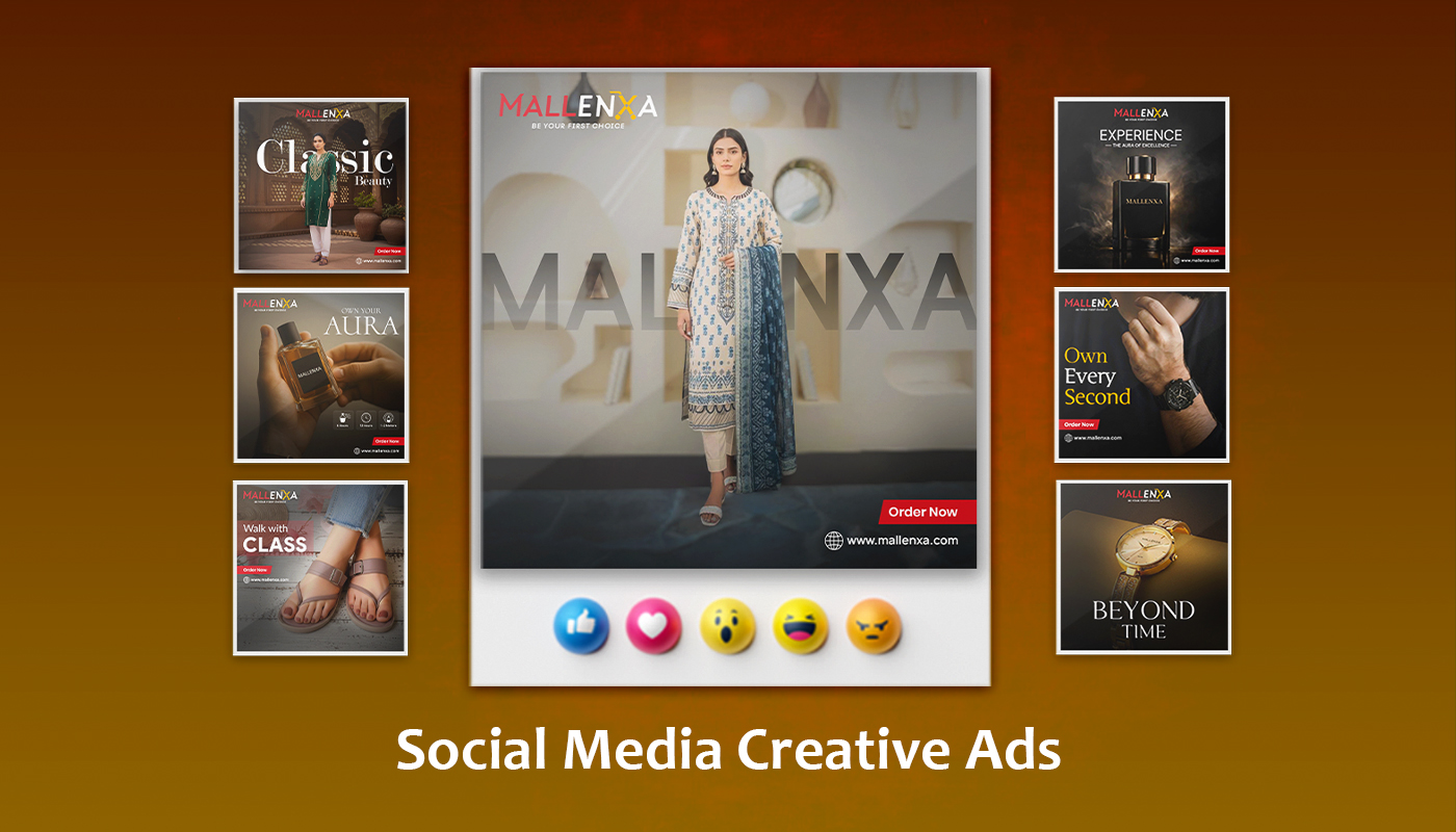 Mallenxa Creative Commercial Advertising & Poster Design by Ehtasham Shani